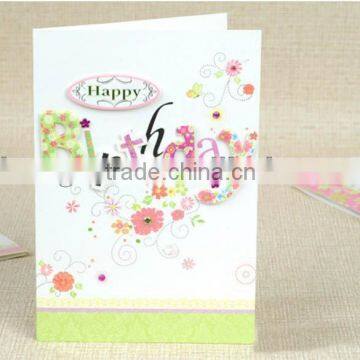 2014 top sale birthday greeting card