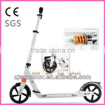 Good Quality Big 200mm Wheel Foot Kick Scooter For Adult