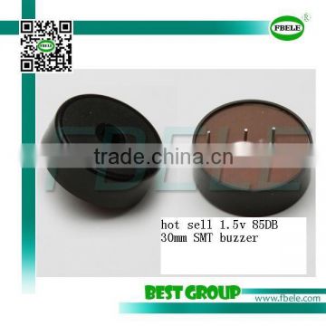 hot sell 1.5v 85DB 30mm SMT buzzer FBPB3016