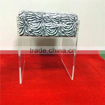 acrylic bar stool chairs set back