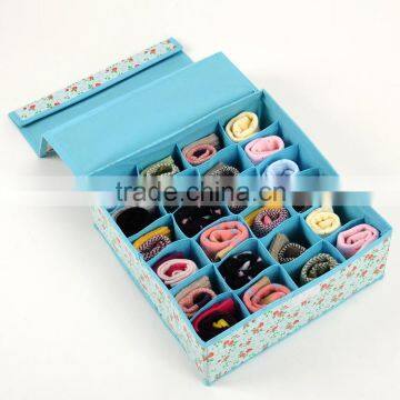 24 Grid Underwear Storage Box,multifunctional Foldable Socks Underwear Storage Bag,storage Tools photo-1