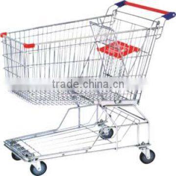 Steel Wire Shopping Cart With Baby Seat& best shopping carts