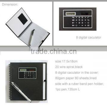 New Spiral Notebook With Calculator on Cover photo-2