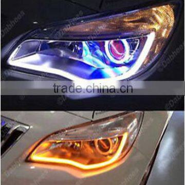 2*30CM Car Styling LED Soft Article DRL Bar Tears Flexible Strip Light Guide Bar Fog Lights LED