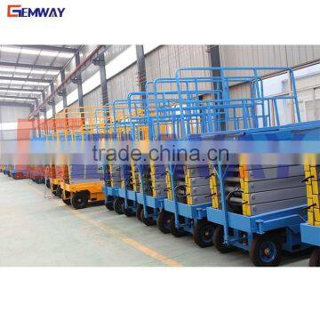14m Movable Hydraulic Manual Scissor Lift Price photo-3