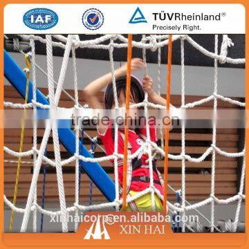 Good quality polyester mutiflilament net for children outdoor sports net like climbing net and ball nets