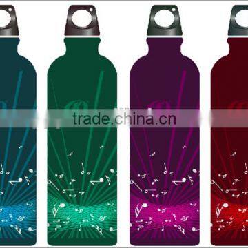 New Fashional Stainless Steel Double Wall Vacuum Insulated Wood Grain Water Transfer Water Bottle Sports Bottle photo-2