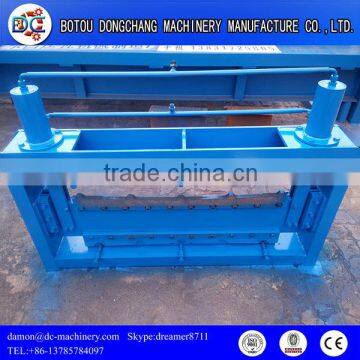 Dongchang popular Galvanized Roofing Profile Sheet Roll Forming Machine Making Trapezoid Sheet