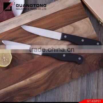 POM handle big steak knife set