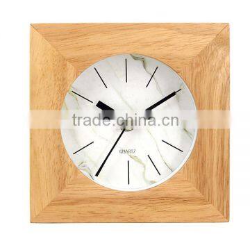 2016 Handmade wooden decoration quiet desk quartz clock(TC23)