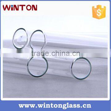 Tempered Glass both ends open glass tube/pipes