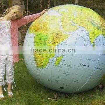 inflatable earth globe beach ball, inflatable world map beach ball