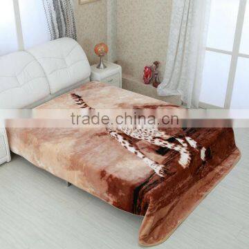 2016 Otsu Keori animal printed mink blankets