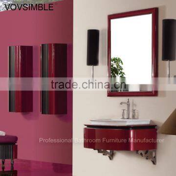 SIMBLE new design modern bathroom furniture, FSC wall cabinets for bathroom