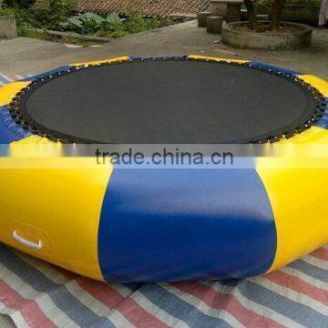 Commercial Inflatable water trampoline floating on water inflatable games