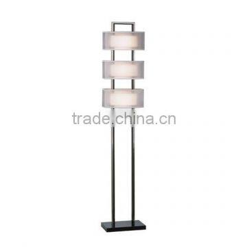 2017 hotel decorative 3 light floor lamp with linen shade good for inn decor high end standing reading lamp 3 lights