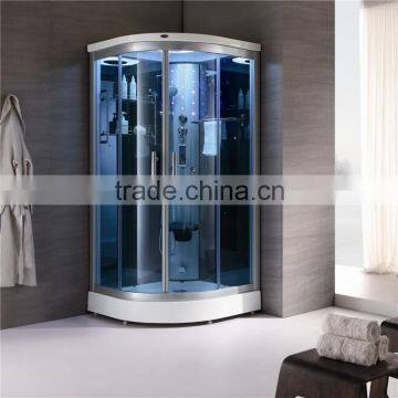 China massage shower steam room/tempered glass shower steam cabin/shower steam room for sale