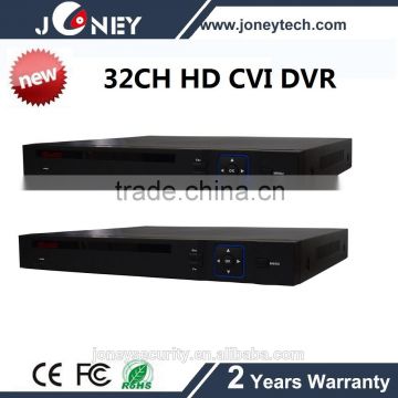 English Italian language dvr 32 channel Support 2HDD HD CVI