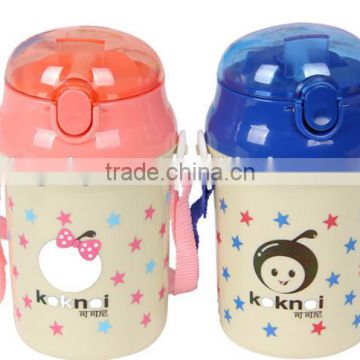 BPA free plastic baby training water cup