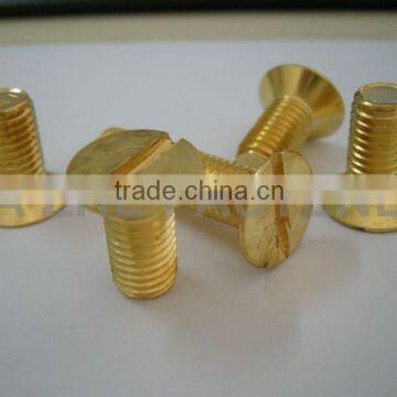 brass machine bolts/screws with slotted