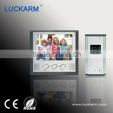 multi apartments door bell with camera 7 inch building video intercom system