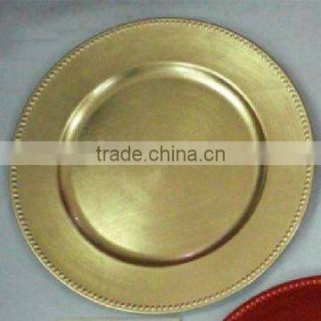 Brass charger plate