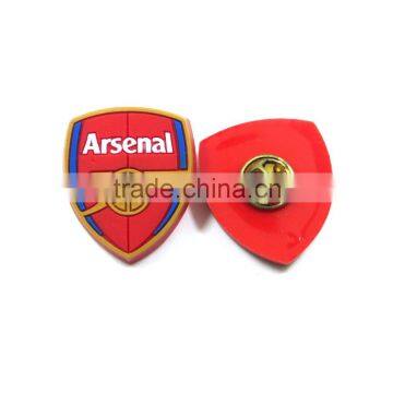 Promotional Gift Custom Shaped Wholesale PVC Pins Badge