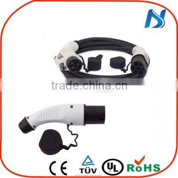 Electric vehicle 32A J1772 to 62196-2 plug for car