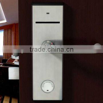 ANSI Standard Stainless Steel and Low Temprature Working Waterproof Hotel Smart Card Reader Door Lock K-2000A3B