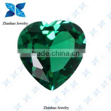 Green heart spinel wall decorative facing stone for jewelry making