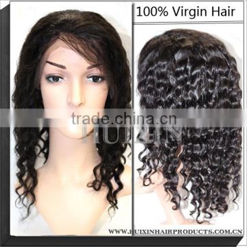 100% Hot Sale Indian Hair Afro Wigs For Black Men