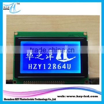 9.3CM Graphic 64x128 LCM in 12864 LCD Modules