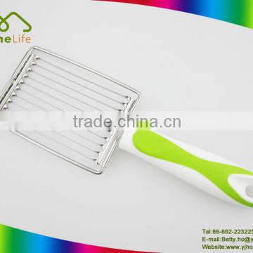 Household manual stanless steel with plastic handle potato slicer