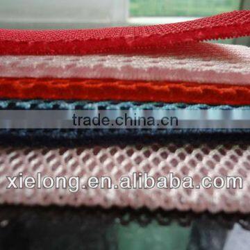 2014 red round hole 3d air mesh fabric