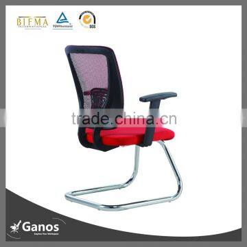 Designed office white chair with big seat