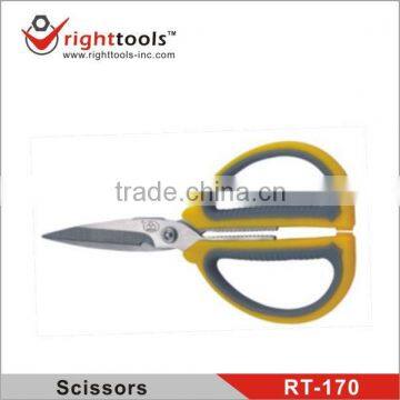 3Cr13 SS+PP&Rubber Handle Scissors