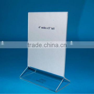 A5 acrylic menu holder/menu tent/poster stand