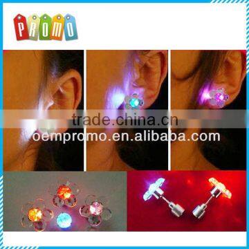 Flashing earrings, Glowing earrings, LED light up earrings