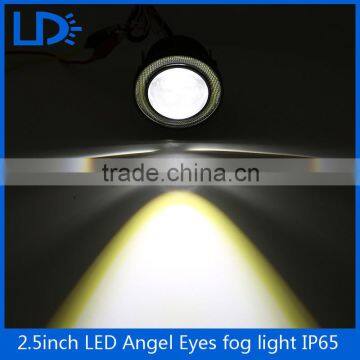 Auto Fog Daytime Running Light Double Halo Rings RGB COB Eagle Eye Light photo-2