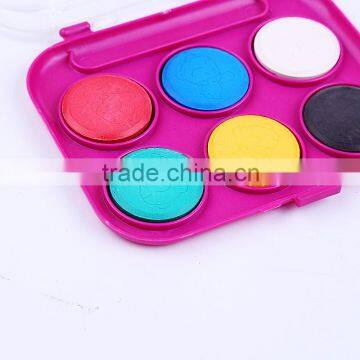 Cheap Price Wholesale 24mm*0.5mm 6Color Solid Watercolor Cake, School Stationery Watercolor Painting photo-4