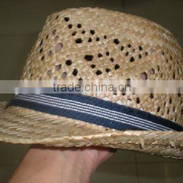 Ribbon & Rope Accessory Type and Adults Age Group Straw Hat