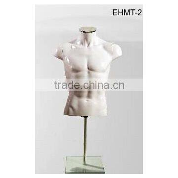Plastic 1/2 Male Torso Mannequin photo-3
