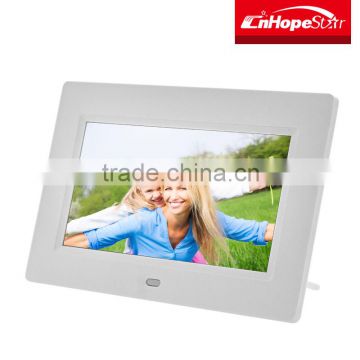 High quality 7 inch commercial digital photo frame for wedding photos display