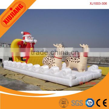 inflatable bouncy castle Christmas kid party game soft play center