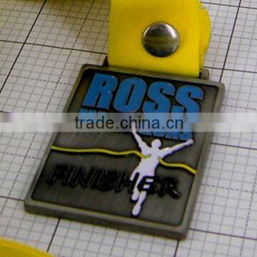 3D marathon running gold silver bronze commemorative award