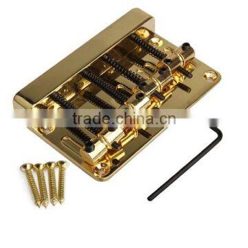 High Quality Vintage Gold 4 Strings Bass Bridge Jazz Guitar Tone Metal Golden Upgrade Guitar Accessories