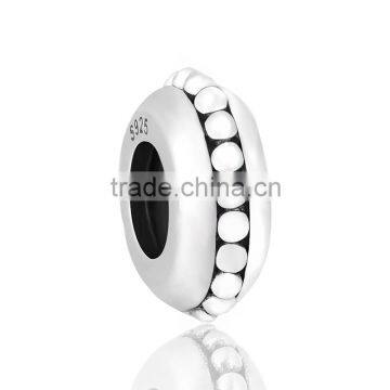 Globalwin Silver Bracelet European Beads 4.5mm Hole Silver Beads