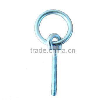 High quality galvanized carbon steel eye screw, bolt with ring