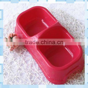 Super hot pet products different colors big size plastic pet food bowl