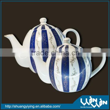 round ceramic tea pot wwtp-13023